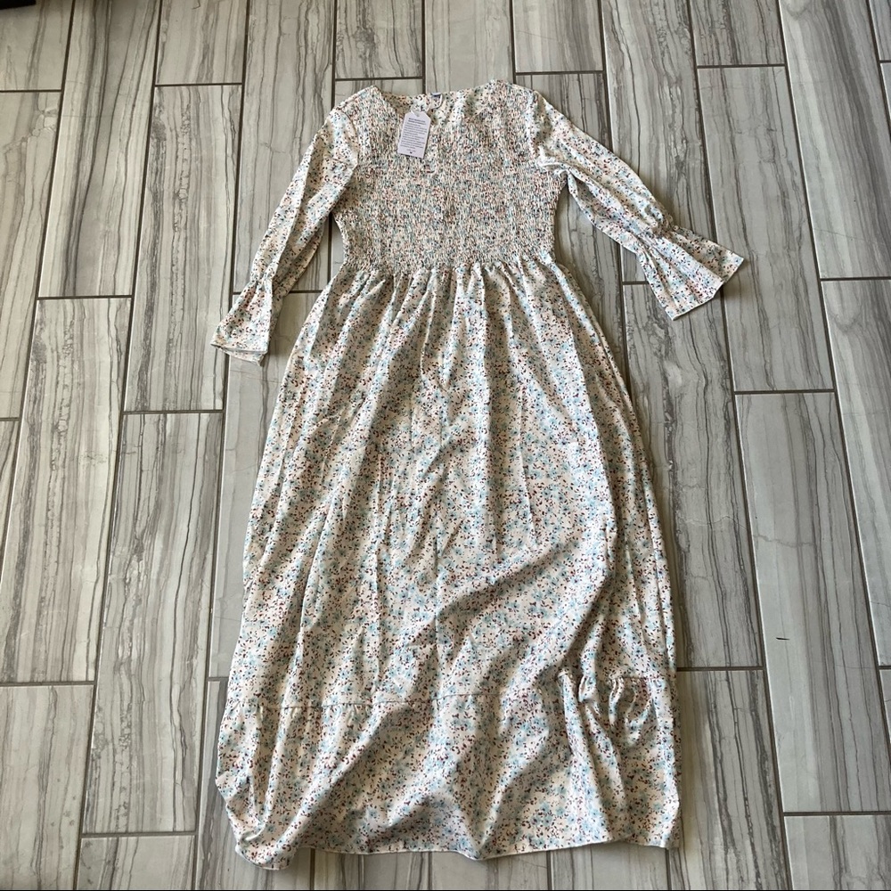 NWT Floral polyester dress.